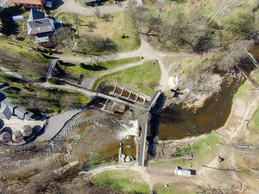 Vaizduojamas Naujosios Vilnios užtvankos – Baltojo tilto maršrutas žemėlapyje
